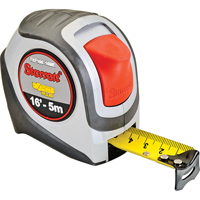 High Visibility Orange Tape Measure, 1" x 16'/5 m, 1/16" Graduations Distribution Jean Lapalme