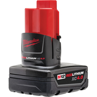 M12 Redlithium 4.0 Battery, Lithium-Ion, 12 V, 4 A Distribution Jean Lapalme