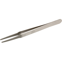 Tweezers - Flat Round Tips, Straight - 4.75" (120 mm) Distribution Jean Lapalme