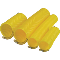 Nylon Coil Air Hose With Fittings, Air, 1/4" ID x 25' L, Nylon, 200 PSI at 23°C Distribution Jean Lapalme
