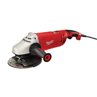 Meuleuse &agrave; grand angle sans blocage avec prise &agrave; g&acirc;chette, 7"/9", 120 V, 15 A, 6000 Tr/min Distribution Jean Lapalme