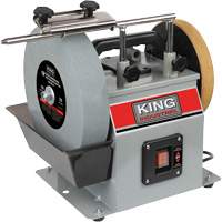 Wet/Dry Sharpener, 10" Wheel Diameter, 1/4 HP, 115 RPM Distribution Jean Lapalme