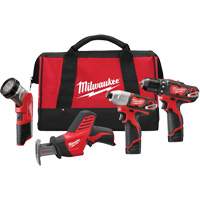 M12 Cordless 4 Tool Combo Kit, Lithium-Ion Distribution Jean Lapalme