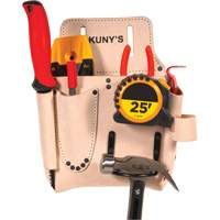 Drywall Tool Pouch, Tool Holder, Leather, 7 Pockets Distribution Jean Lapalme