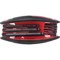 Ball End Fold-Up Hex Key Set, 9 Pcs., Imperial Distribution Jean Lapalme