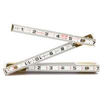 R&egrave;gle en bois pliante, 6' lo, Bois, Graduations de 1/6" Distribution Jean Lapalme