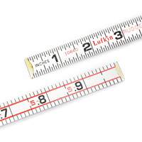 R&egrave;gle en bois pliante, 6' lo, Bois, Graduations de 1/6" Distribution Jean Lapalme