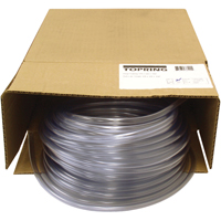 Tubing, Air/Water, 0.375" OD x 100' L, PVC, Clear, 55 PSI @ 20°C Distribution Jean Lapalme