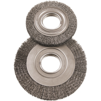 6" Major Wire Wheel Brushes, 6" Dia., 0.014" Fill, 2" Arbor Distribution Jean Lapalme