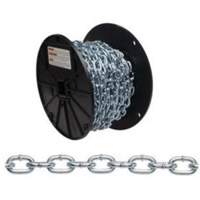 Chaîne torsad&eacute;e, Acier &agrave; faible teneur en carbone, #4 x 100' (30,4 m) l, Charge d'utilisation 215 lb (0,1075 tonne) Distribution Jean Lapalme