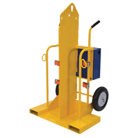 Chariot pour chalumeau et bouteille de soudage, Roues Pneumatique, Base de 24" la x 19-1/2" lo, 500 lb Distribution Jean Lapalme