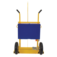 Chariot pour chalumeau et bouteille de soudage, Roues Pneumatique, Base de 24" la x 19-1/2" lo, 500 lb Distribution Jean Lapalme