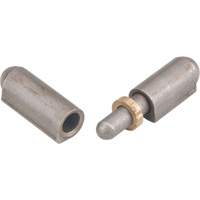 Weld-On Hinge, 0.315" Dia. x 1.575" L, Mild Steel w/Fixed Steel Pin Distribution Jean Lapalme