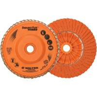 Enduro-Flex Turbo Flap Disc, 4-1/2" x 5/8"-11, Type 27S, 80 Grit, Ceramic Distribution Jean Lapalme