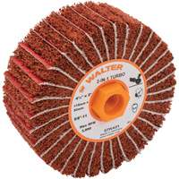 Two-In-One Turbo Drums, 4-1/2" Dia. x 2" W, 5/8"-11 Arbor, 60 Grit Distribution Jean Lapalme