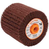 ALLSTEEL Blendex Surface Conditioning Drum, 4-1/4" Dia. x 4" W, 5/8"-11 Arbor, Medium Grit Distribution Jean Lapalme