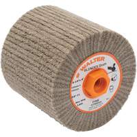 ALLSTEEL Blendex Surface Conditioning Drum, 4-1/4" Dia. x 4" W, 5/8"-11 Arbor, Fine Grit Distribution Jean Lapalme
