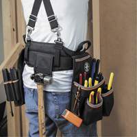 Tradesman Pro Electrician's Tool Belt, Nylon, Black Distribution Jean Lapalme