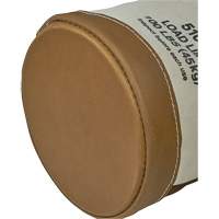 Leather-Bottom Bucket, 17" H, Canvas, White Distribution Jean Lapalme