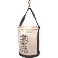 Canvas Bucket, Wide Straight-Wall with Pocket, Canvas, 12" Dia. x 15" H, 75 lbs. Load Rating Distribution Jean Lapalme