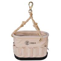 Oval Bucket, Canvas, 41 Pockets, Natural Distribution Jean Lapalme