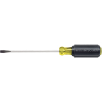 Slot Cabinet Tip Screwdriver, 1/4" Tip, Round, 10-11/32" L, Cushion Grip Handle Distribution Jean Lapalme