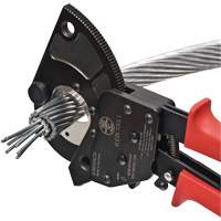 Coupe-c&acirc;ble &agrave; cliquet pour conducteurs en aluminium &agrave; &acirc;me d'acier, 13-3/4" Distribution Jean Lapalme