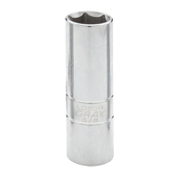 Spark Plug Socket, 1/2" Drive, 5/8" Socket, 2-1/2" L Distribution Jean Lapalme