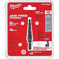 #2 Step Drill Bit, 3/16" - 1/2" , 1/16" Increments, High Speed Steel Distribution Jean Lapalme
