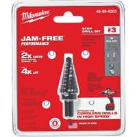 #3 Step Drill Bit, 1/4" - 3/4" , 1/16" Increments, High Speed Steel Distribution Jean Lapalme