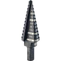 #4 Step Drill Bit, 3/16" - 7/8" , 1/16" Increments, High Speed Steel Distribution Jean Lapalme