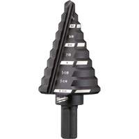 #5 Step Drill Bit, 1/4" - 1-3/8" , 1/8" Increments, High Speed Steel Distribution Jean Lapalme
