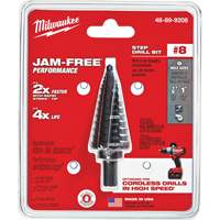 #8 Step Drill Bit, 1/2" - 1" , 1/16" Increments, High Speed Steel Distribution Jean Lapalme