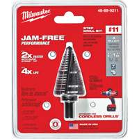 #11 Step Drill Bit, 7/8" - 1-7/32" , High Speed Steel Distribution Jean Lapalme