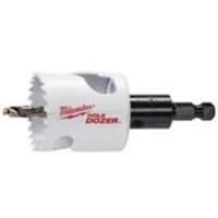 Scie-cloche Hole Dozer avec arbre, 1-3/4", Profondeur de la coupe 1-5/8", Bim&eacute;tal Distribution Jean Lapalme