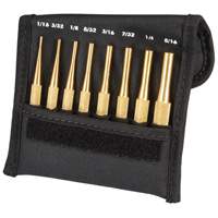 Brass Drive Pin Punch Set, 8 Pieces Distribution Jean Lapalme