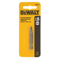 Screwdriver Bit, Slot, #6 Tip, 1/4" Drive Size, 2" Length Distribution Jean Lapalme