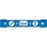 True Blue&reg; Torpedo Level, 9" L, Aluminum, 3 Vials, Magnetic Distribution Jean Lapalme