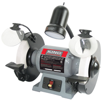Bench Grinder, 8" Wheel Diameter, 1/2 HP, 1750 RPM Distribution Jean Lapalme