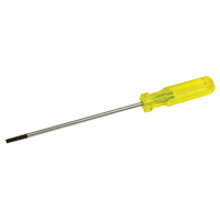 Electrician's Slotted Screwdriver, 3/16" Tip, Round, 9-1/2" L, Plastic Handle Distribution Jean Lapalme