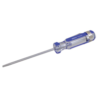Slotted Screwdriver, 1/8" Tip, Round, 5-1/2" L, Plastic Handle Distribution Jean Lapalme