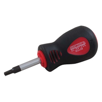 Tournevis &agrave; pointe carr&eacute;e &agrave; empreinte r&eacute;duite, Tige de #0, Ronde, 4" lo, Prise en Coussin&eacute;e Distribution Jean Lapalme