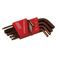 Short Ball End Hex Key Set, 13 Pcs., Imperial Distribution Jean Lapalme