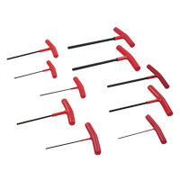 T-handle Hex Key Set, 10 Pcs., Imperial Distribution Jean Lapalme