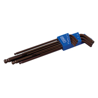 Extra Long Arm Ball Hex Key Set, 9 Pcs., Metric Distribution Jean Lapalme