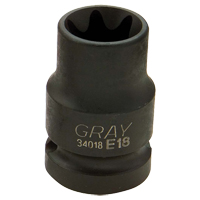 Torx&reg; Socket, 1/2", 1/2" Drive, 6 Points Distribution Jean Lapalme