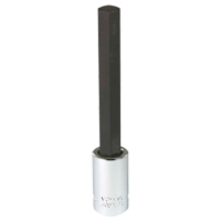 Tr&egrave;s longue douille &agrave; embout, 10 mm x 4" lo, Prise 3/8" Distribution Jean Lapalme