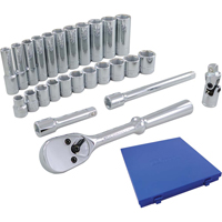 Jeu de douilles et accessoires, 26 Mcx, Prise de 3/8", Profond Distribution Jean Lapalme