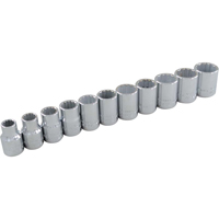 Jeu de douilles, 11 Mcx, Prise de 3/8" Distribution Jean Lapalme