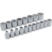 Jeu de douilles, 19 Mcx, Prise de 3/8" Distribution Jean Lapalme